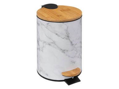 PAPELERA LEA MÁRMOL BLANCO