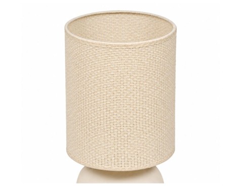 Lámpara De Sobremesa Obine Beige