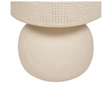 Lámpara De Sobremesa Obine Beige
