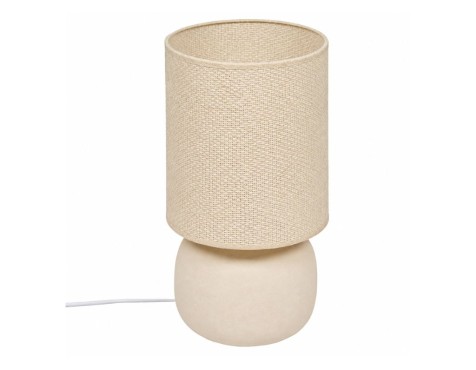 Lámpara De Sobremesa Obine Beige
