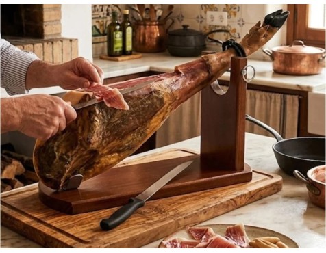 Jamonero Premium Con Cuchillo