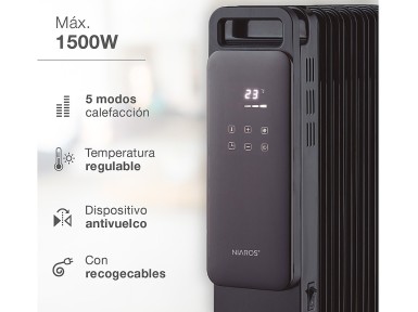RADIADOR D'OLI DURASIL NEGRE