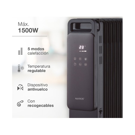 Radiador De Aceite Durasil Negro