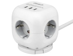 Base Cub 3 Preses +2usb A+Usb C
