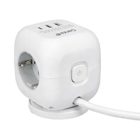 Base Cub 3 Preses +2usb A+Usb C
