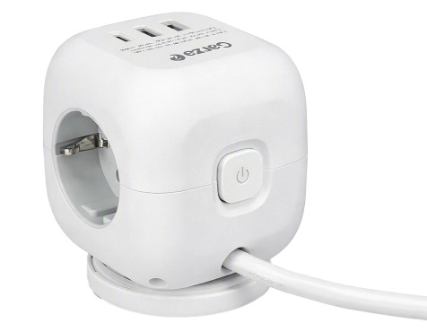 Base Cub 3 Preses +2usb A+Usb C
