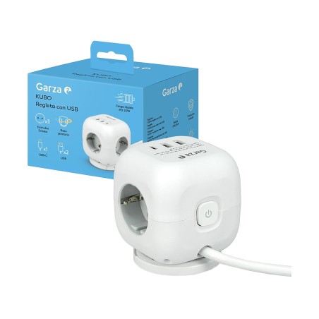 Base Cub 3 Preses +2usb A+Usb C