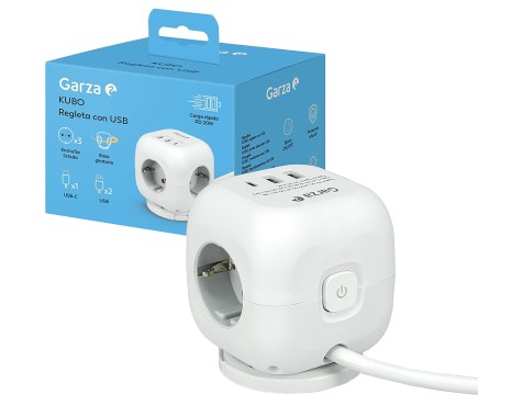 Base Cub 3 Preses +2usb A+Usb C