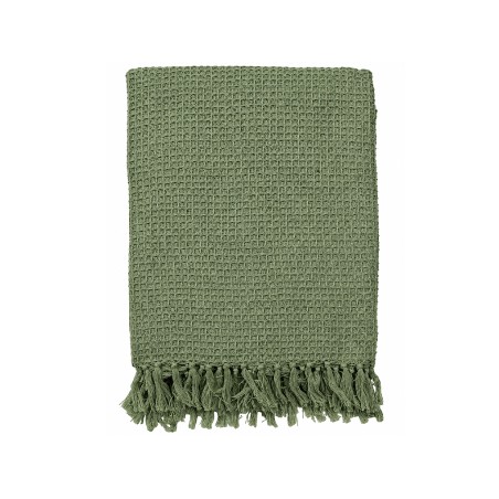 Plaid De Algodón Blossom Verde