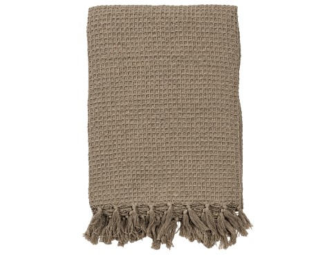Plaid De Algodón Blossom Beige