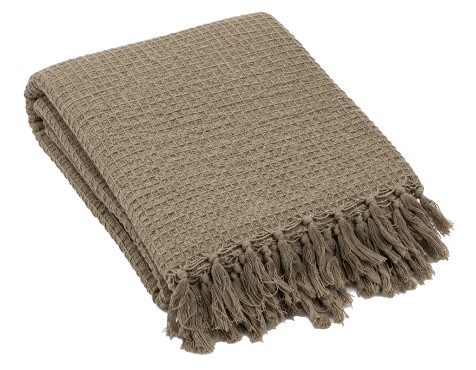 Plaid De Algodón Blossom Beige