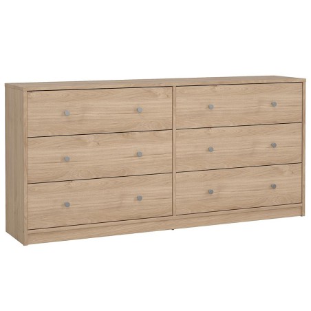 Cómoda Mai 6 Cajones Roble Jackson Hickory