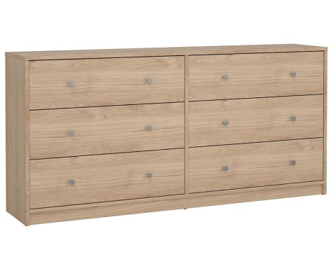 Còmoda Mai 6 Calaixos Roure Jakson Hickory