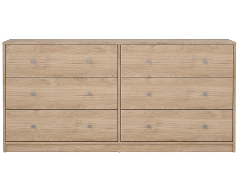 Còmoda Mai 6 Calaixos Roure Jackson Hickory