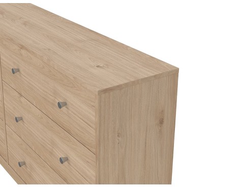 Cómoda Mai 6 Cajones Roble Jackson Hickory