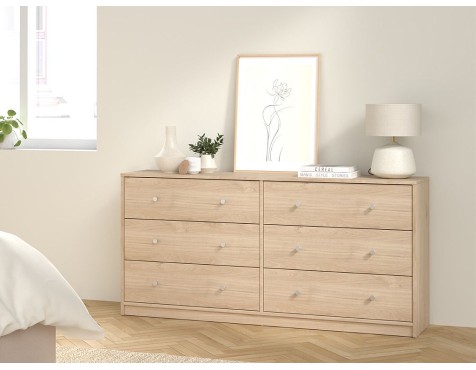 Còmoda Mai 6 Calaixos Roure Jakson Hickory