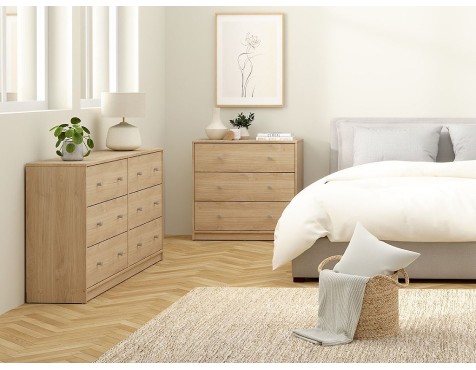 Còmoda Mai 6 Calaixos Roure Jakson Hickory
