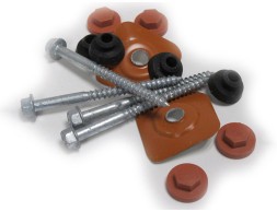 Kit 50 Fijaciones Placa Coverite Terracota