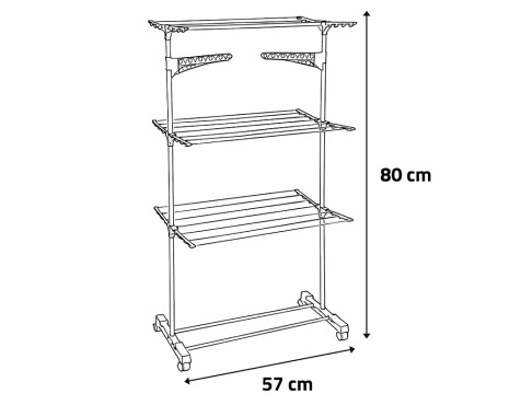 Tendedero 3 Niveles