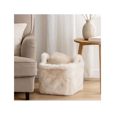 Cesta Rectangular Beige