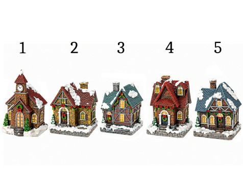 Casa Navidad Con Led