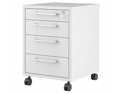 Cajonera Con Ruedas Dunia Blanca