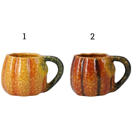 Taza De Porcelana Calabaza