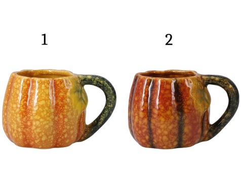 Taza De Porcelana Calabaza