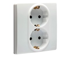 Base Enfuche Schuko Doble Legrand Niloé Blanco