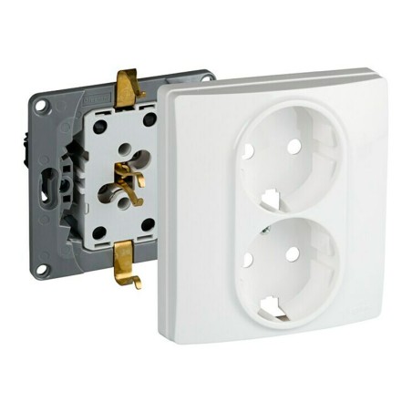 Base Enfuche Schuko Doble Legrand Niloé Blanco