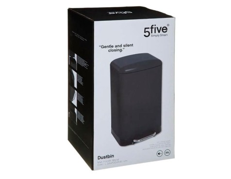 Papelera Cocina Negra Ariane