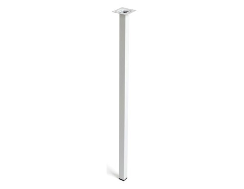 Pota Taula Acer Quadrada Blanca 25X25X700Mm