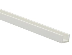 Perfil U Rígido Pvc Blanco