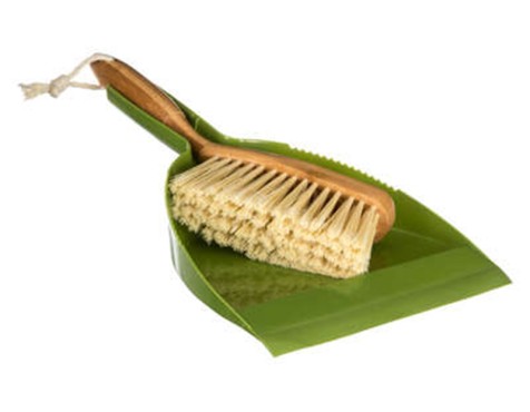 Recogedor Con Cepillo Bambú