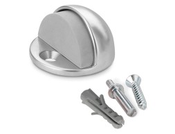 Tope Puerta Tornillo Metálico Cromo