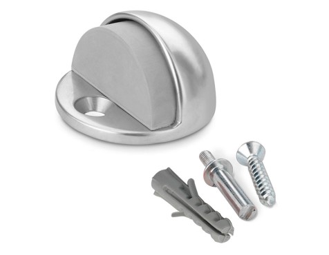 Tope Puerta Tornillo Metálico Cromo