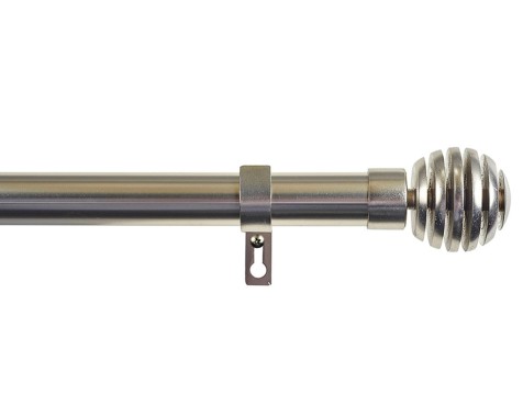 Kit Barra Extensible Cortina Aros Plata