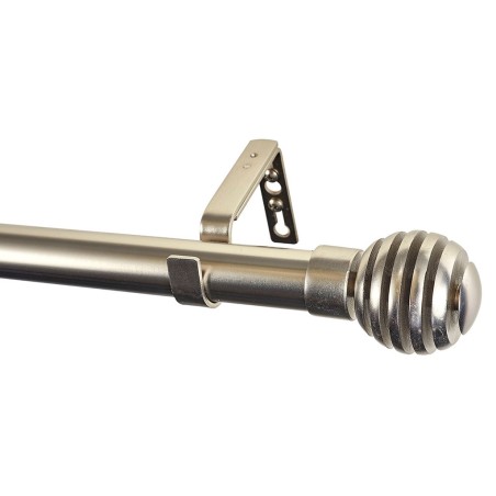 Kit Barra Extensible Cortina Aros Plata