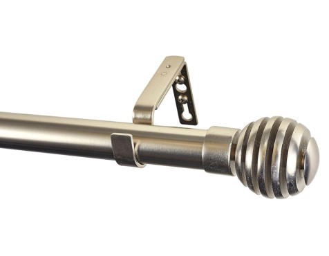 Kit Barra Extensible Cortina Aros Plata