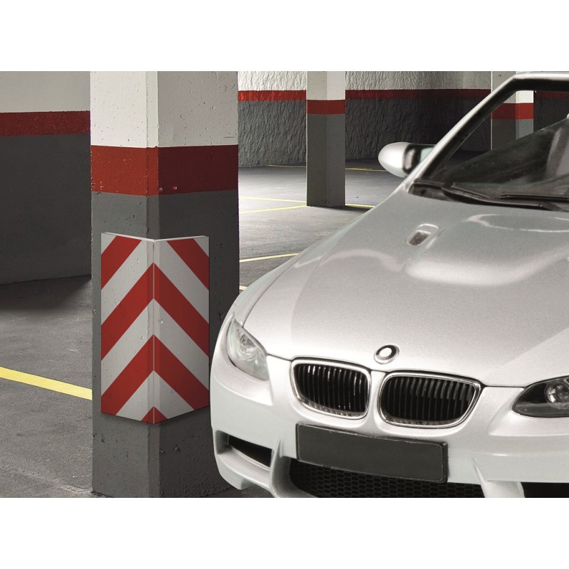 Protector columna de garaje. Protección para vehículos y talleres