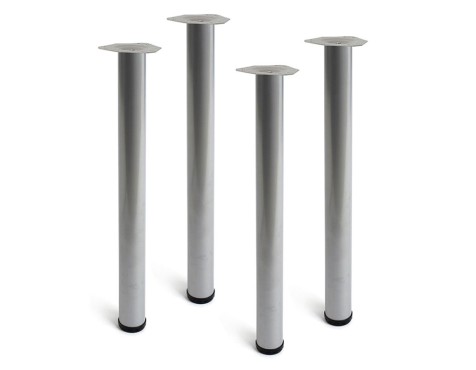 Joc 4 Potes Taula Acer Alumini Ø60X710Mm