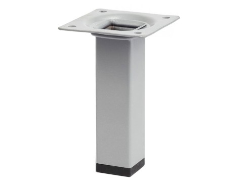 Pata Mueble Acero Cuadrada Cromo 25X25X100Mm