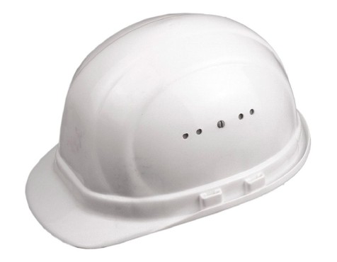 Casc D'obra Amb Ventilació Blanc