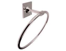 Toallero Baño Aro B-Square Inox Cromado