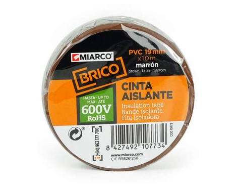 Cinta Aislante Pvc Marrón