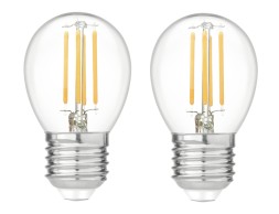 Bombeta Led Garza Esfèrica 1+1 Llum Freda