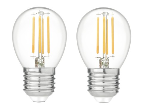 Bombilla Led Esférica 1+1 Luz Fría