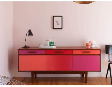 Pintura Les Dégradés Rosa Coral