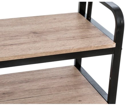  Colgador Jano Industrial Natural Y Negro
