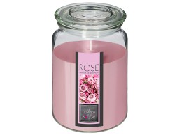 Espelma Pot De Vidre Rosa